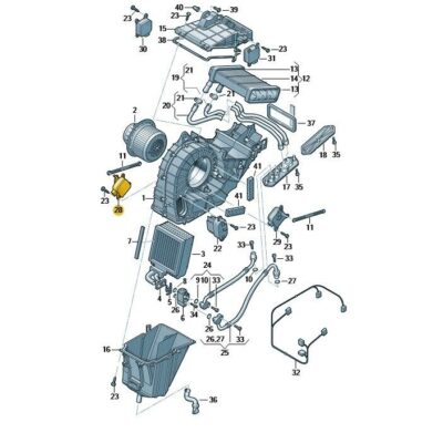 Stellmotor Klimaanlage Audi Q7 VW Touareg 7L0907512F