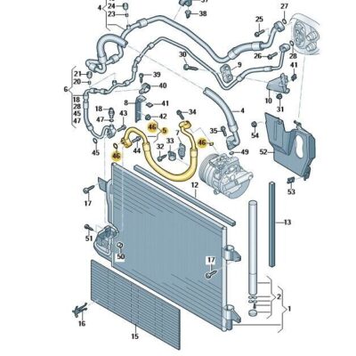 Klimaleitung Schlauch Klimaanlage Audi Seat Skoda VW 1K0820721AK