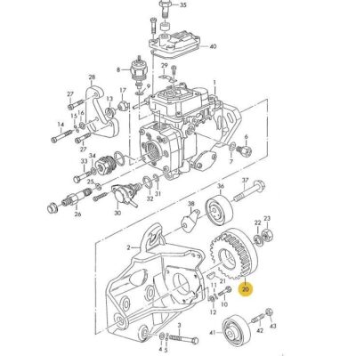 Zahnriemenrad Audi 100 A6 VW LT T4 046130101A