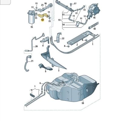 Kraftstoffleitung Kraftstoffrohr Audi Seat Skoda VW 1K0130307M