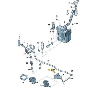 Düsenträger mit Spitzdüse Seat Altea Leon Toledo 5P0955103A