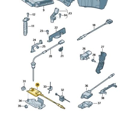 Lambdasonde NOx-Sensor hinten Audi Q5 8R0907807AF
