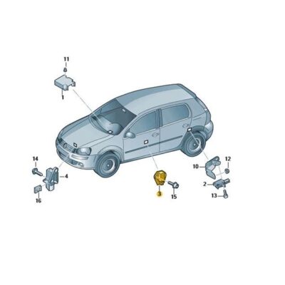 Drucksensor Crashsensor Skoda Yeti VW Beetle Golf 5K0959354