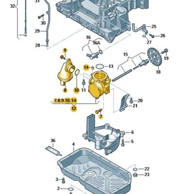 Ölpumpe mit integr. Unterdruckpumpe VW Amarok 059115103CM