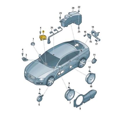 Lautsprecher vorn mitte Audi A6 A7 4G0035416
