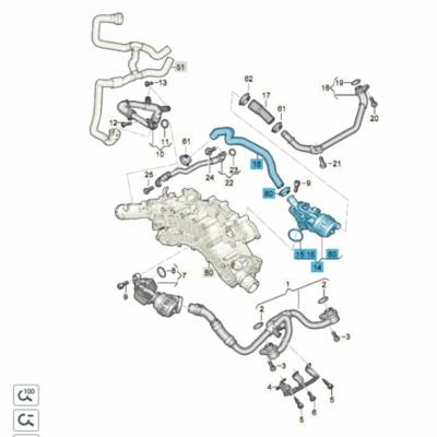 Steuerventil Regelventil Audi A8 Q7 Q8 057121737P