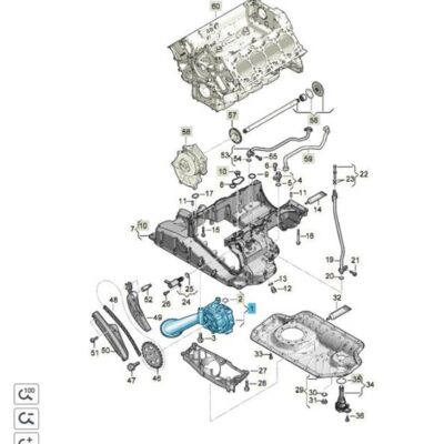Ölpumpe Audi Q7 Q8 057115105AN