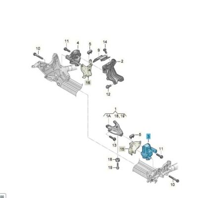 Hydrolager links Motorlager Audi A6 A7 4G0199381QE