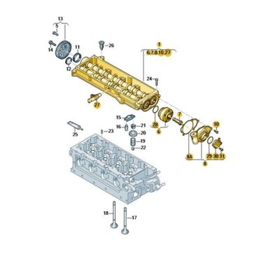 Nockenwellenmodul Audi A3 Seat Leon Octavia VW Golf 04L103044L