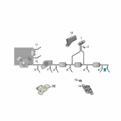 Partikelsensor VW T6 04L906261K