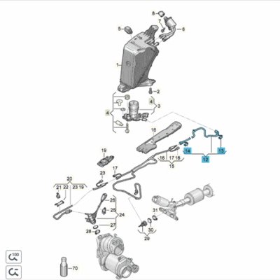 Förderleitung für Reduktionsmittel VW Caddy 5R3131983