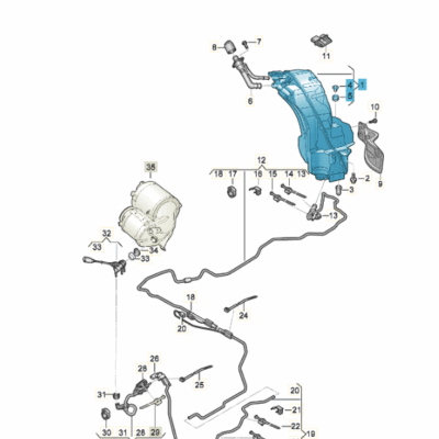 Reduktionsmitteltank Audi Q7 Q8 VW Touareg 4M0131878CP