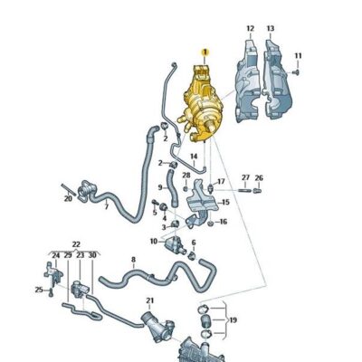 Turbolader elektrischer Verdichter Audi Q7 Q8 057145601E