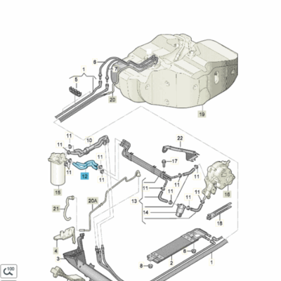 Kraftstoffleitung Kraftstoffrohr Audi Seat Skoda VW 1K0130307N