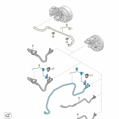 Unterdruckschlauch Rückschlagventil Audi Seat Skoda VW 5Q0612041BB
