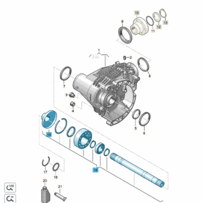 Reparatursatz für Steckwelle VW Crafter 0AX498292A