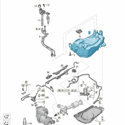 Reduktionsmitteltank Audi A3 Cupra Formentor VW Golf 5WA131877L