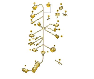 Kabelbaum Tür Leitungssatz vorne links VW Amarok 2HH971120K