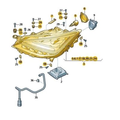 LED Scheinwerfer links Seat Arona Ibiza 6F1941773A