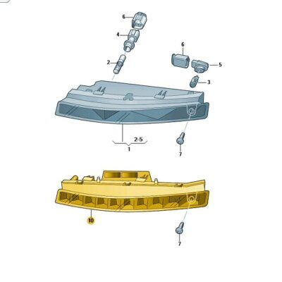 LED Blinkleuchte links Audi Q7 2010>>2015 4L0953041F