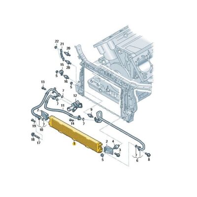 Ölkühler Audi RS4 RS5 8K0117021B