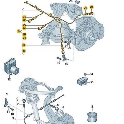 Leitungssatz Kabelbaum ABS Sensor links Audi A6 4F0972253AF