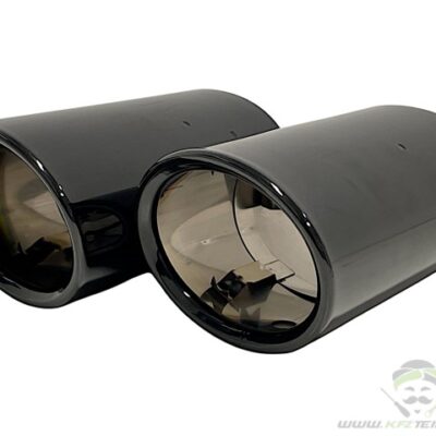 Blenden für Abgasendrohre links schwarzchrom Audi Q2 81A071761B