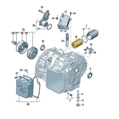 Ölfilter 0AW301516H