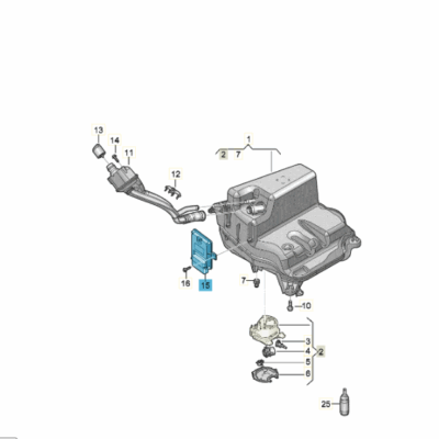 Steuergerät für Reduktionsmittel-Dosiersystem Audi A6 Q5 80A907355K