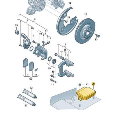 Steuergerät elektromechanische Feststellbremse Audi A4 8K0907801L