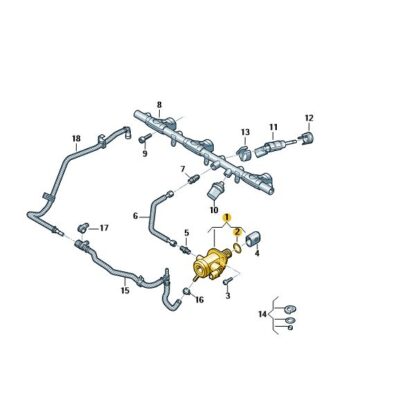 Kraftstoffpumpe Audi A3 RS3 Cupra Formentor 07K127025E