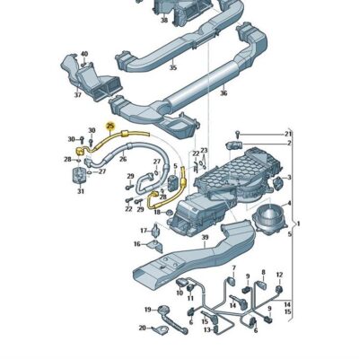 Kältemittelleitung Klimaleitung Audi Q5 8R0820726B