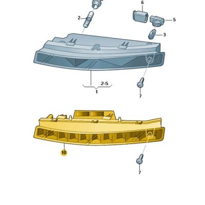 LED Blinkleuchte rechts Audi Q7 2010-2015 4L0953042F