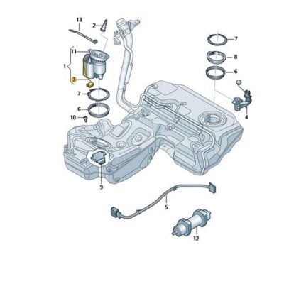 Geber Kraftstoffvorratsanzeige rechts unten Audi A6 A7 4G0919673B