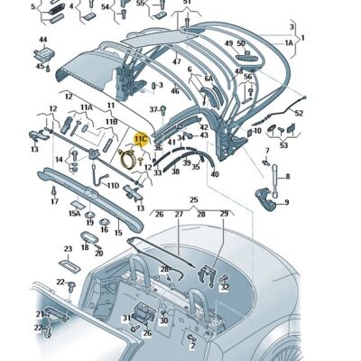 Reparatursatz vorn Audi TT 8J7898410B