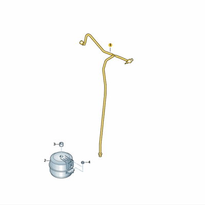 Unterdruckrohr mit Rückschlagventil VW Crafter 2E0611908C