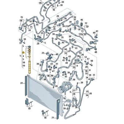 Trockner Audi Q7 VW T5 Touareg 7L0898191A