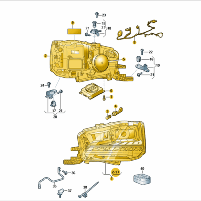LED Scheinwerfer vorne rechts Skoda Fabia 6V1941016F