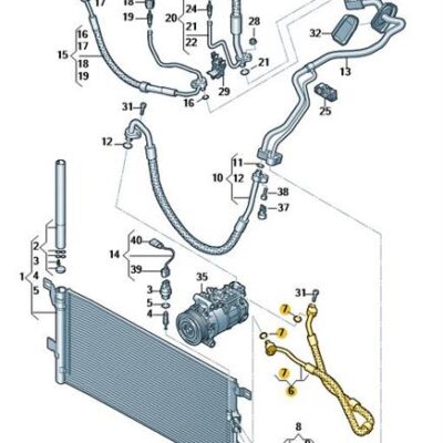 Kältemittelleitung Klimaleitung Audi Q5 80A816721BA