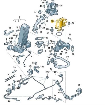 AGR Ventil Abgasrückführungsventil Audi A8 VW Touareg 057131501G