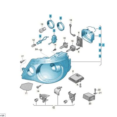 Scheinwerfer links VW EOS 1Q1941753B