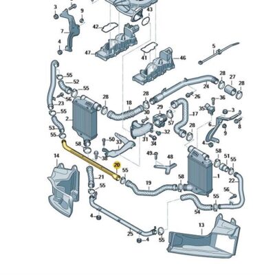 Druckrohr Audi A6 4F0145731AD
