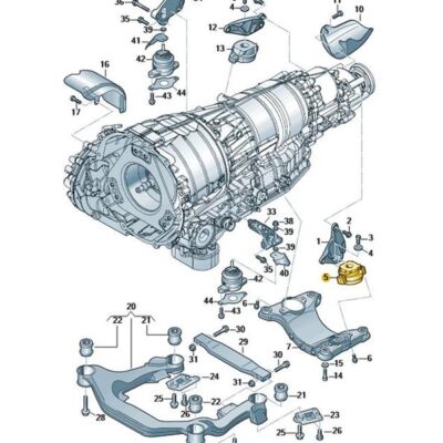 Gummimetall-Lager Getriebehalterung Audi A8 4E0399151AP