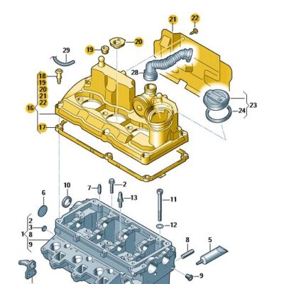 Zylinderkopfhaube Seat Ibiza Skoda Fabia VW Polo 03P103469A
