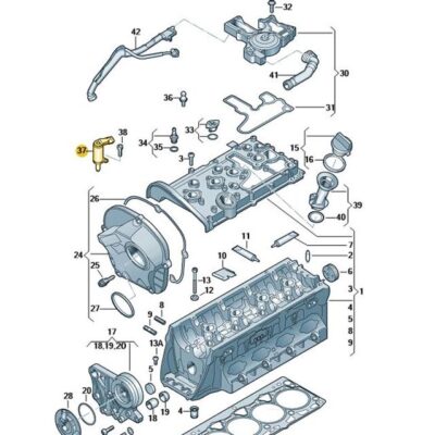 Verstelleinheit Audi Seat Skoda VW 06E103697AF