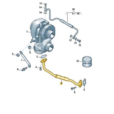 Öldruckleitung VW Crafter 076145735B