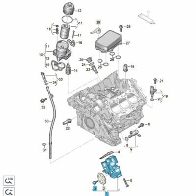 Ölpumpe Audi A4 A5 A6 A7 A8 Q5 Q7 Q8 VW Touareg 06M115103T