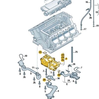Ölpumpe Audi RS4 079115103AB