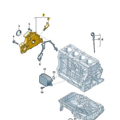 Ölpumpe Audi A3 Seat Leon Skoda Octavia VW Golf 04E115105BA