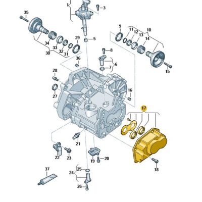 Getriebedeckel Audi Seat Skoda VW 02U301201G